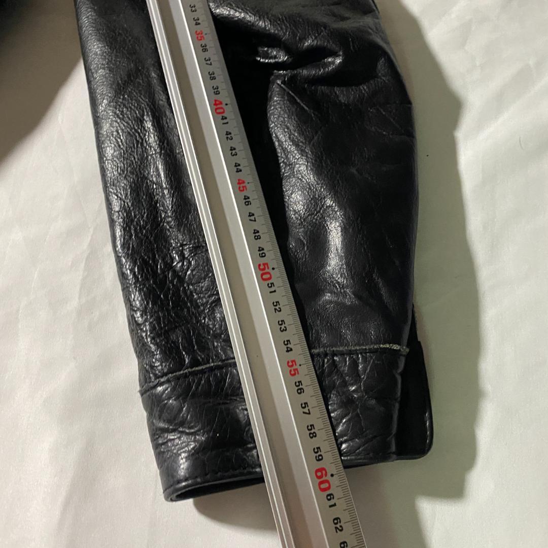 00s 名作 GAP カウレザージャケット ブラック