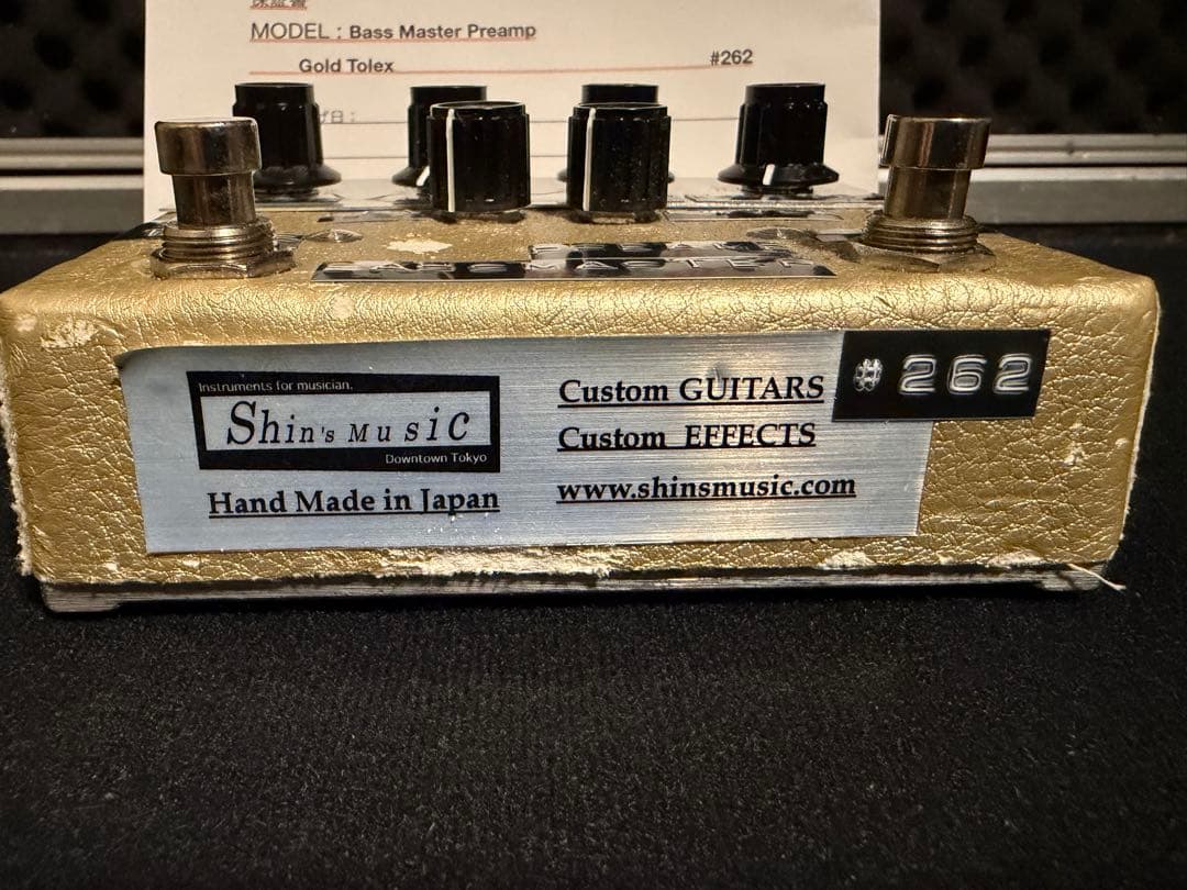 ベース Shin's Music Bass Master Preamp