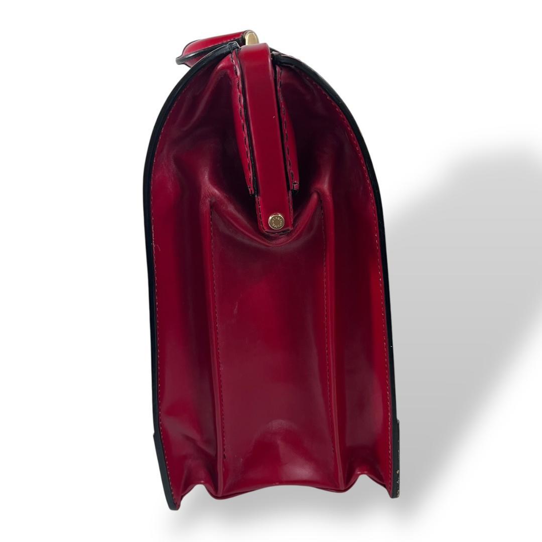 ココマイスター ブライドル ダレスバッグ ビジネスバッグ スイスレッド レザー