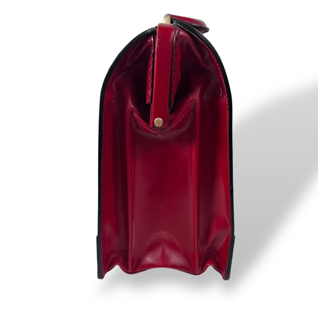 ココマイスター ブライドル ダレスバッグ ビジネスバッグ スイスレッド レザー