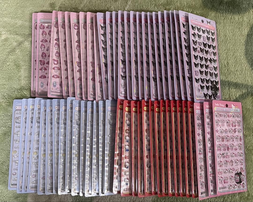 ボンボンドロップシール キティ マイメロ クロミ シナモン サンリオ