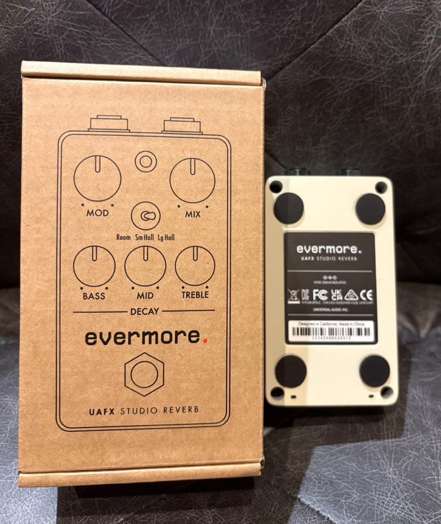 UAFX evermore studio reverb エフェクター　リバーブ