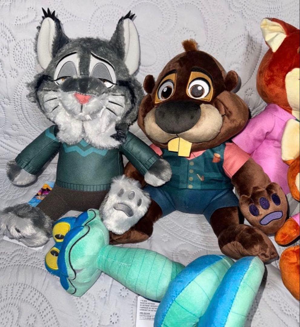 ズートピア2 L ぬいぐるみ　全5種　ペアぬいぐるみ　ニック　ジュディ　6個