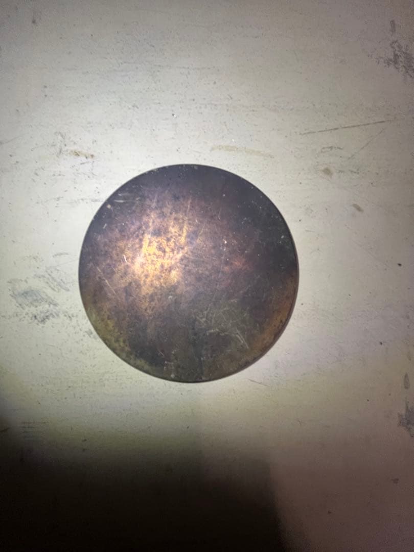 天理教　「天理王命」　銅鏡　超希少品　宗教道具　古民家より発掘　銅製