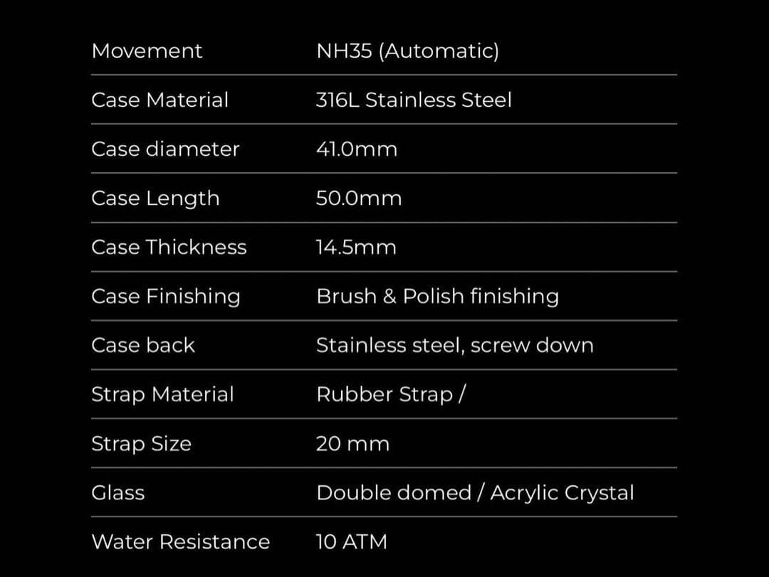WMT Seawolf – Milspec I ｜50pcs Limited
