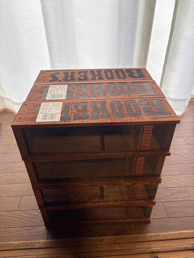 BOOKER'S ウイスキー用木製ボックス　12個セット　bourbon