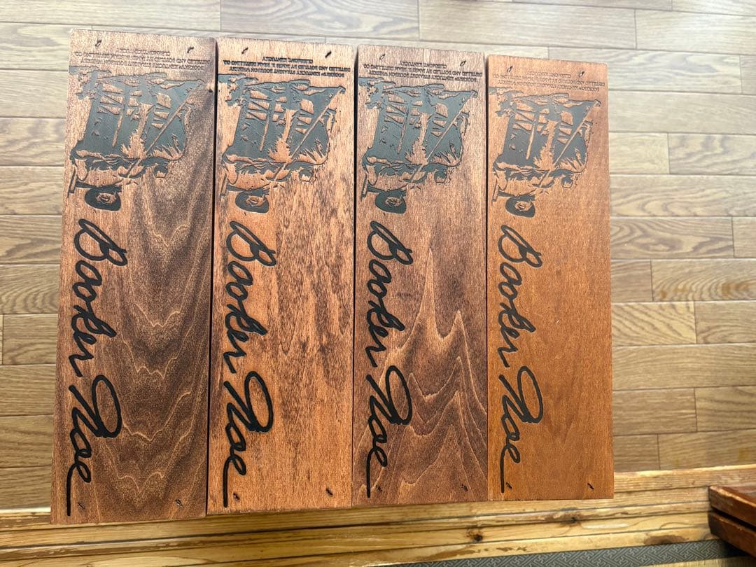 BOOKER'S ウイスキー用木製ボックス　12個セット　bourbon
