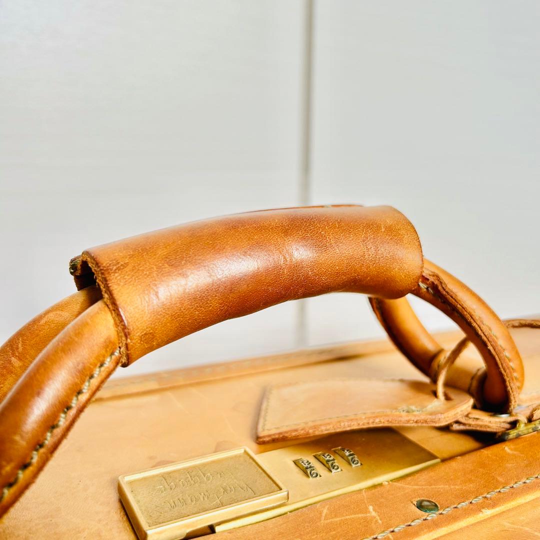 【希少】Hartmann スーツケース ヌメ革 キャメル