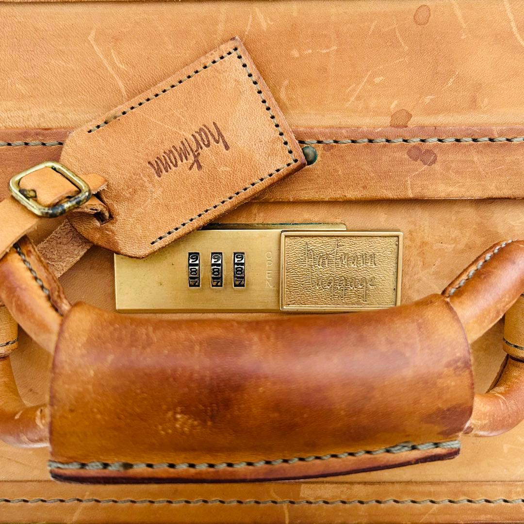 【希少】Hartmann スーツケース ヌメ革 キャメル