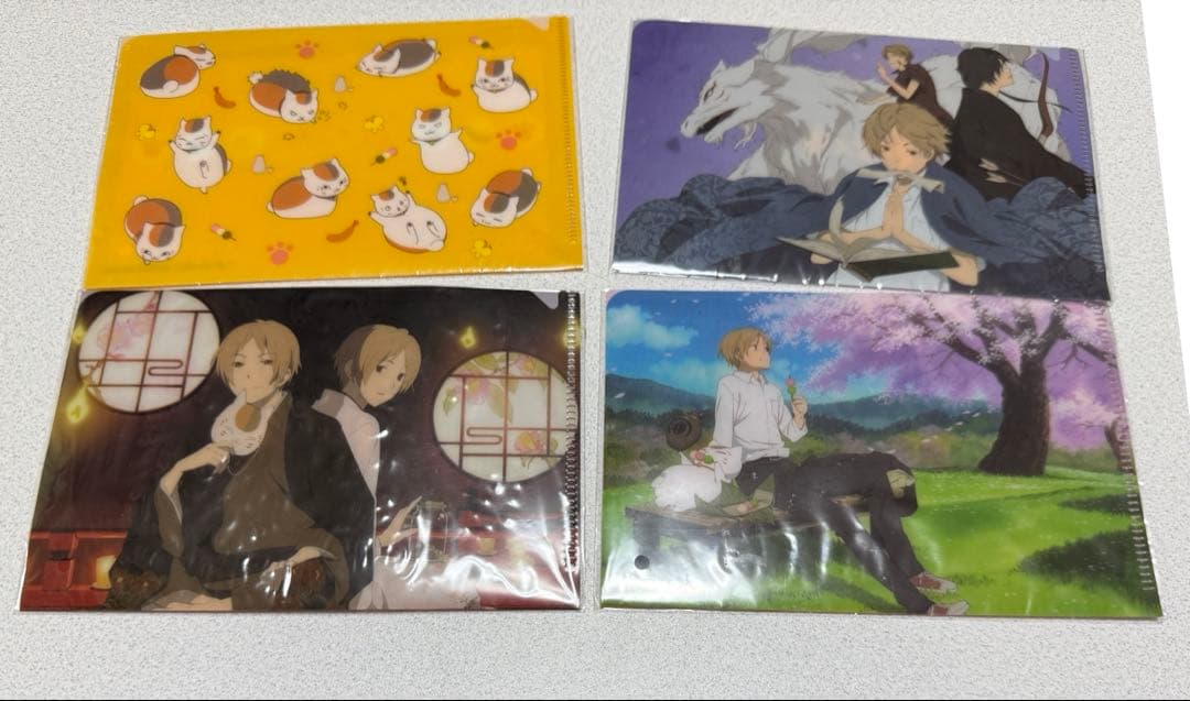 【非売品】夏目友人帳　イオン限定　ミニクリアファイル　ニャンコ先生　的場　名取