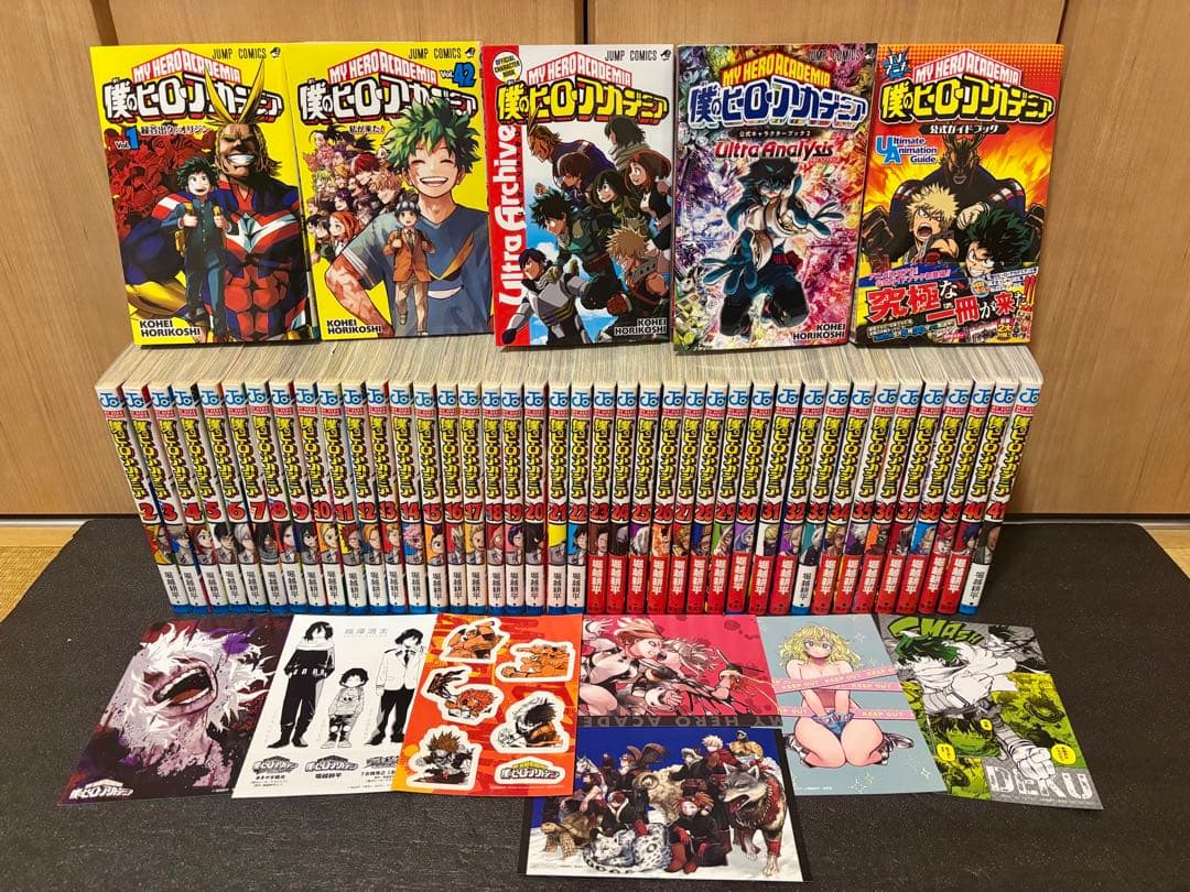 n*i様 僕のヒーローアカデミア 全巻セット　キャラクターブックつき