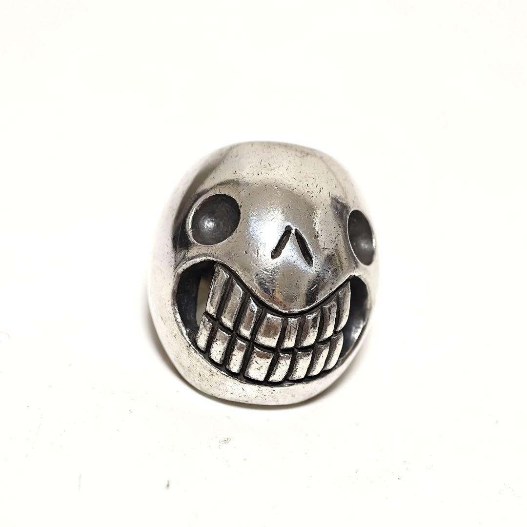 一休 シルバー925 スカルデザイン シルバーアクセサリー 37g