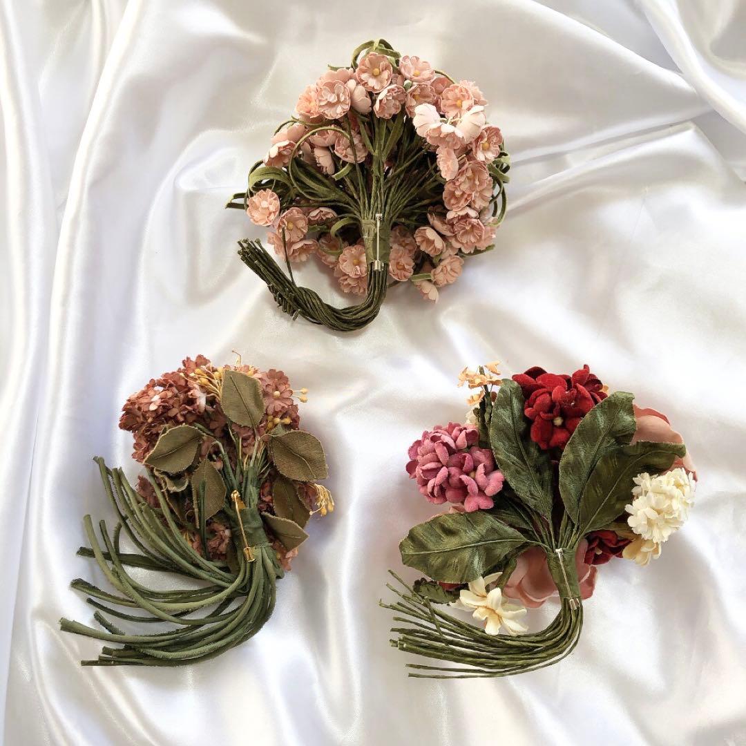 【美品】ピンクハウス カネコイサオ 5点セット 造花コサージュ フラワー