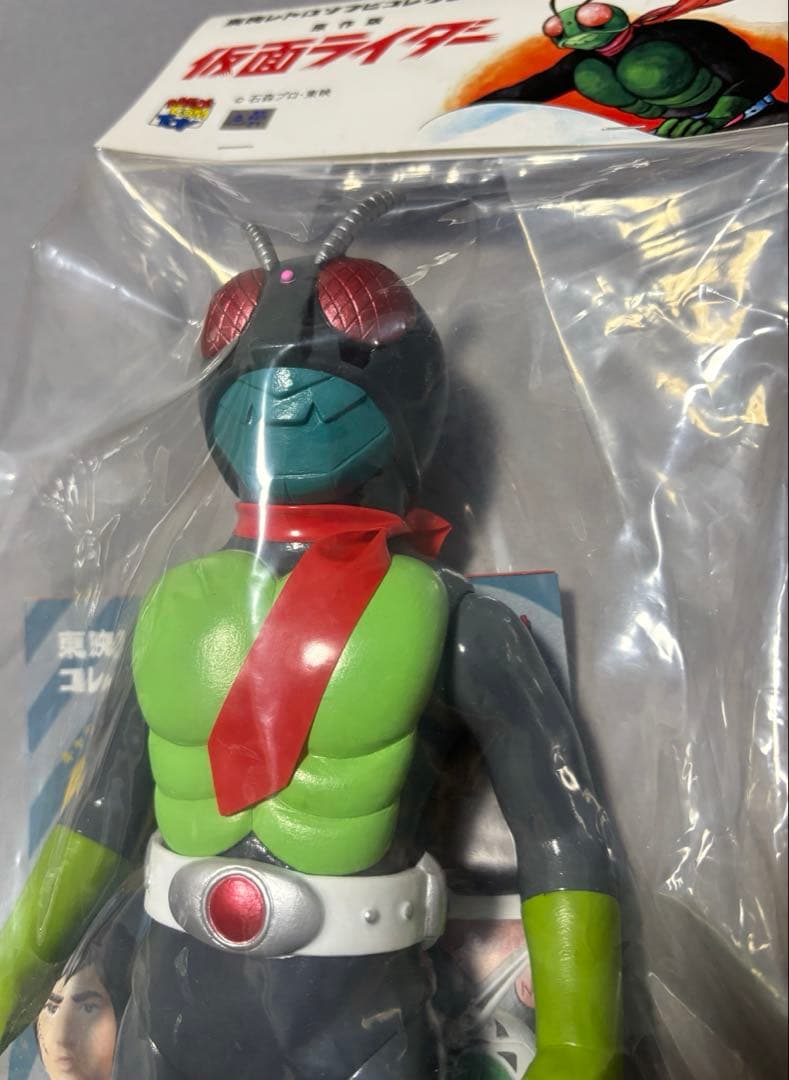 東映レトロソフビコレクションEX 仮面ライダー 原作版仮面ライダー 設定画カラー