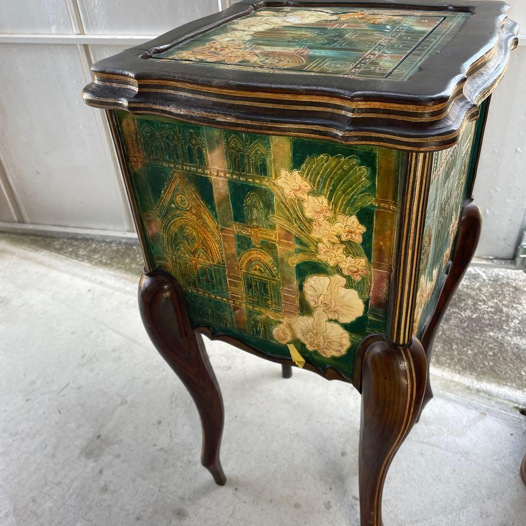 コンソールキャビネット　サイドテーブル　イタリア　アンティーク