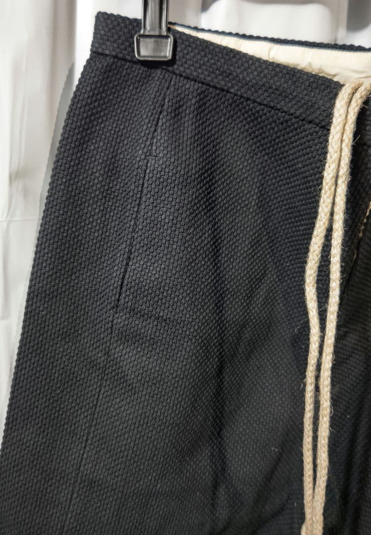 AVIALAE DROPCROTCH HEAVY WAFFLE ブラック