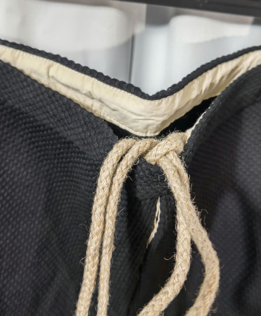 AVIALAE DROPCROTCH HEAVY WAFFLE ブラック