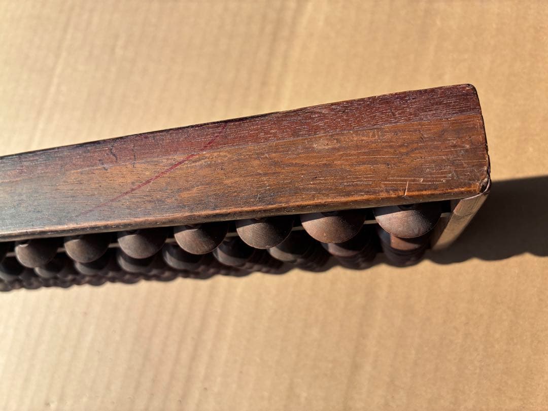 木製 そろばん 伝統的デザイン