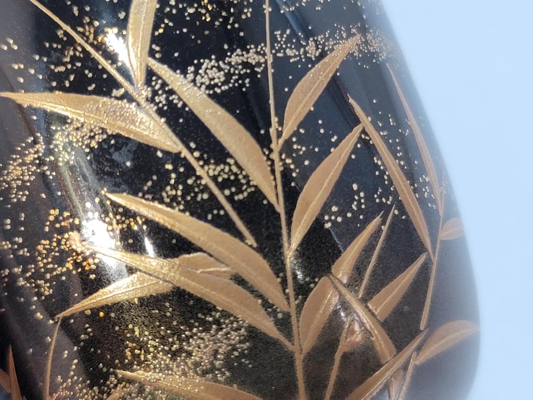 茶道具 螢蒔絵 長棗 木原象一作 共箱 輪島塗 象山