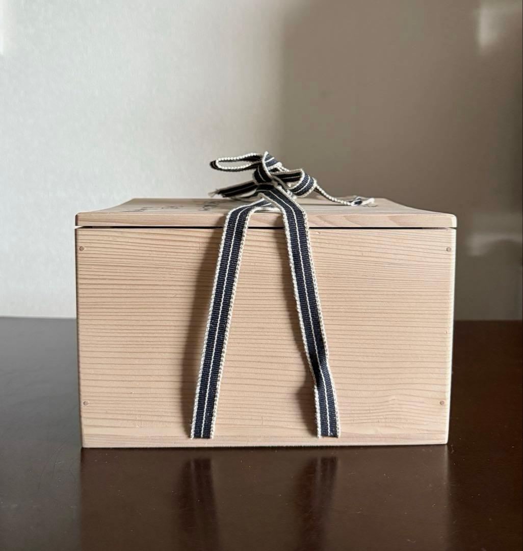 指物師 大崎雄斎作 雄斉 鵬雲斎好 桐透 桑手付 莨盆 本桑 茶道具 裏千家