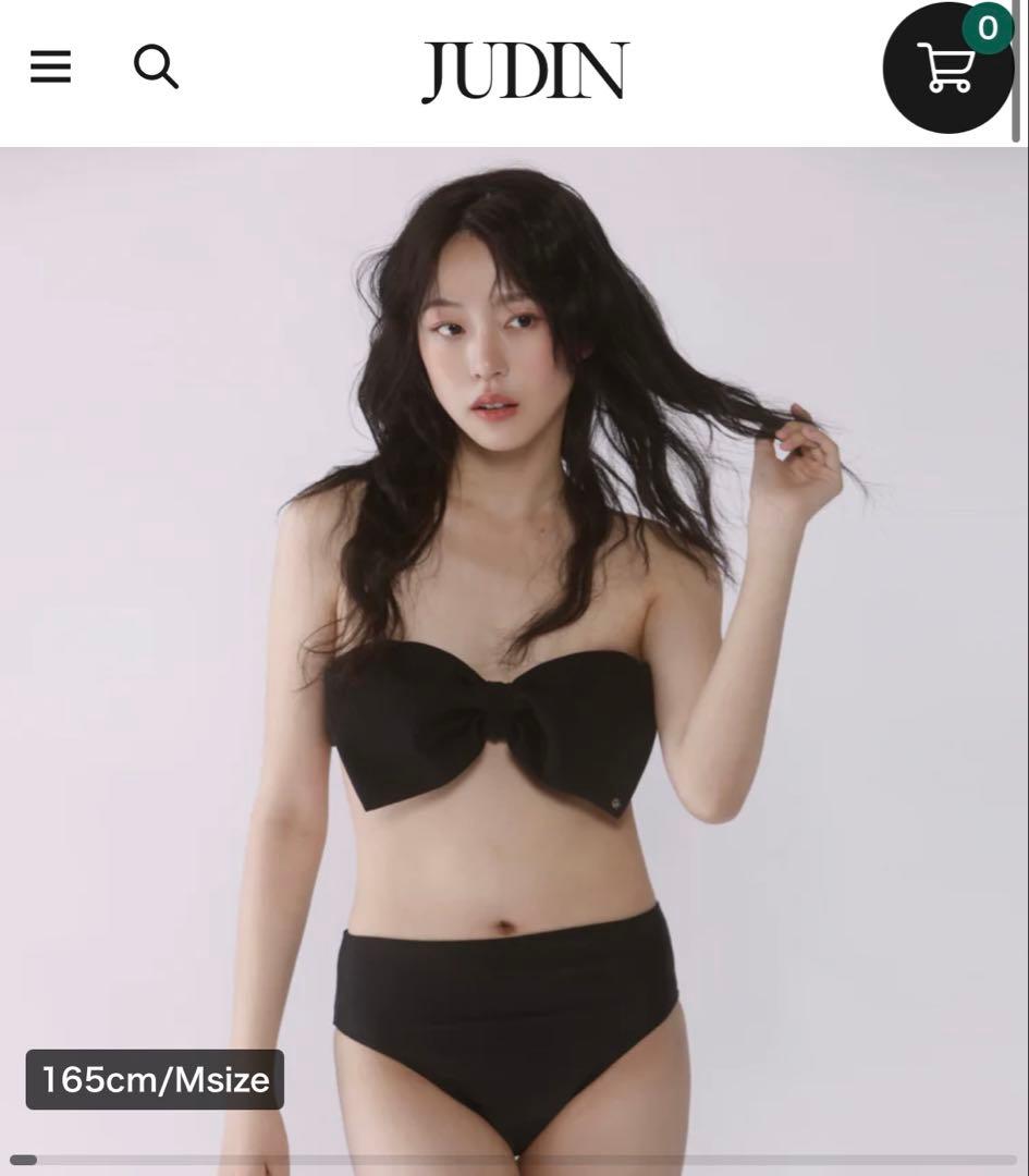 judin 2way ribbon motif swimwear Sサイズ