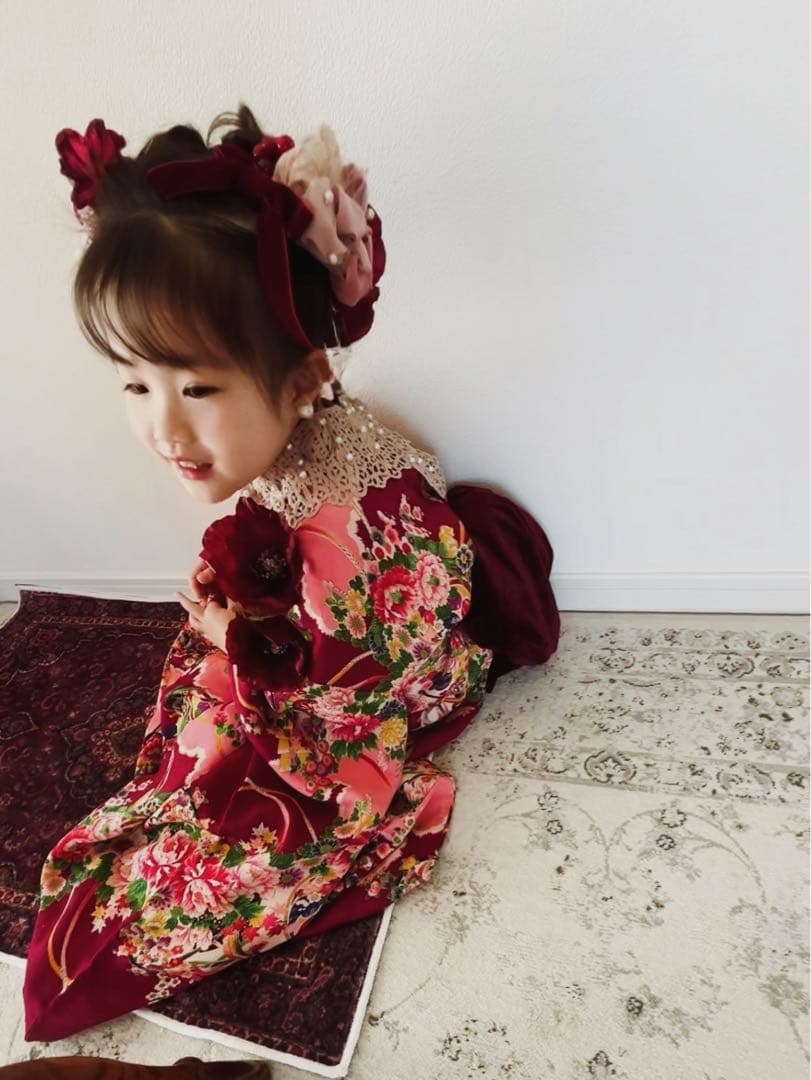 ときめく女の子エプロン&服ロゼット様order 髪飾り♡