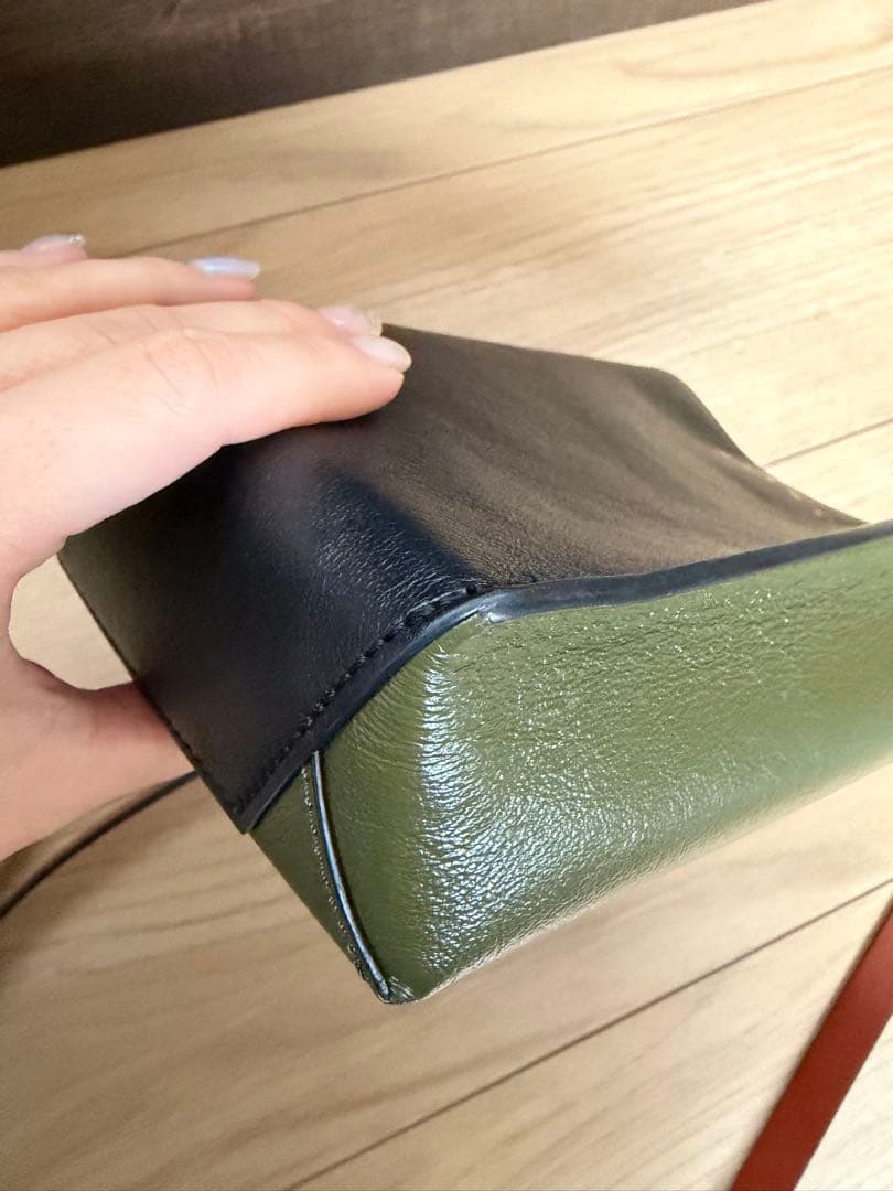 美品⭐︎マルニ MUSEO NANO SOFT レザー ショルダーバッグ ブラック