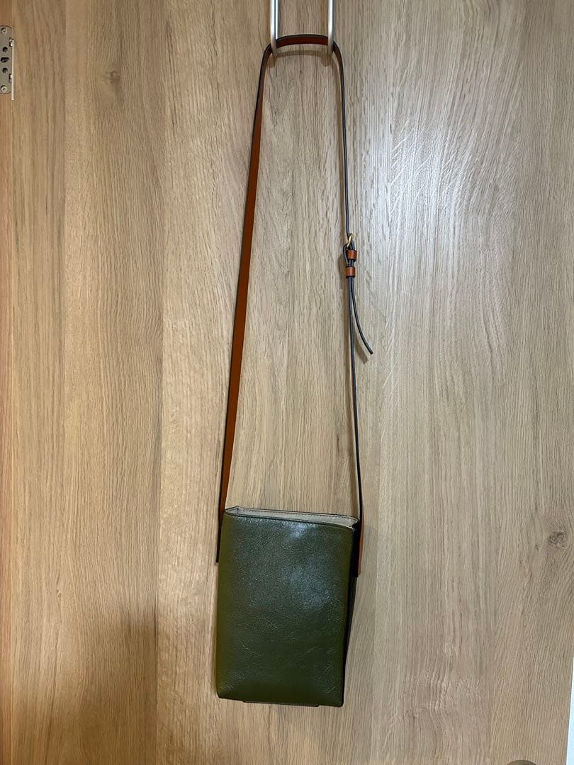 美品⭐︎マルニ MUSEO NANO SOFT レザー ショルダーバッグ ブラック