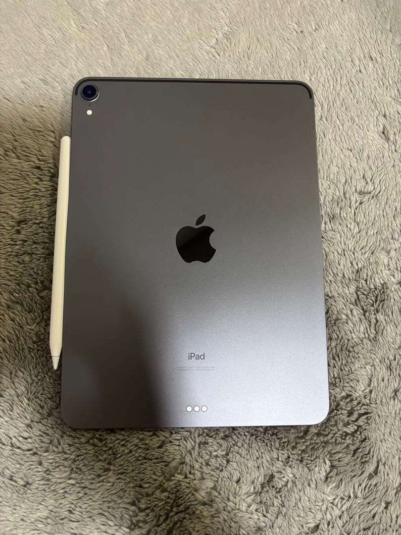 ※起動なし　Apple iPad スペースグレー + Apple Pe