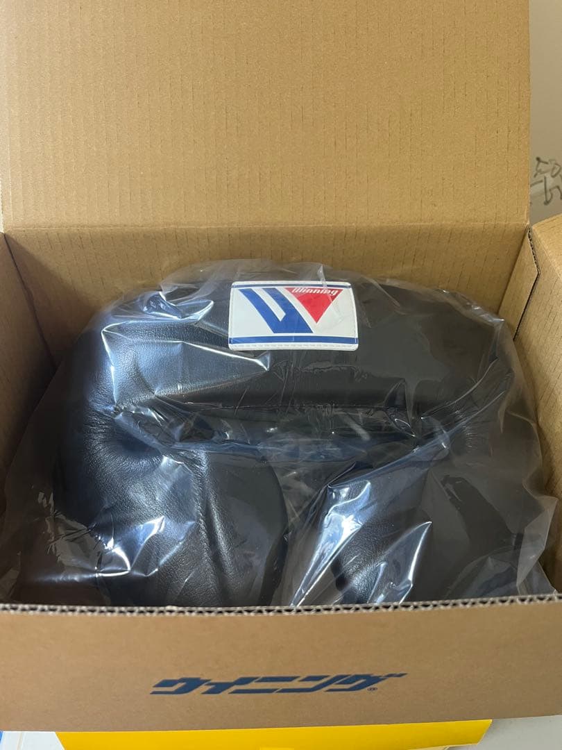 Winning ヘッドギア L ブラックフェイスガード新品未使用　新品箱付き