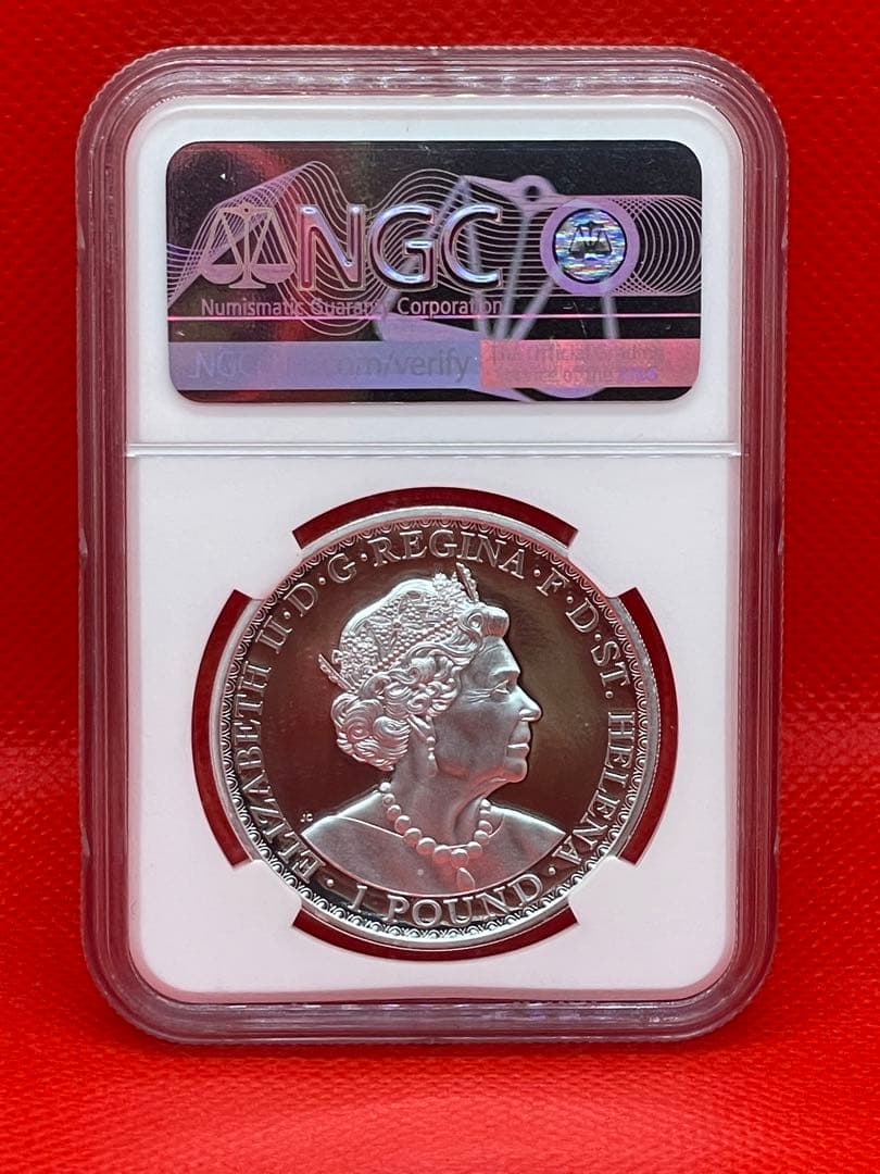 【2021年 ウナとライオン 1ポンド 1オンス プルーフ銀貨】