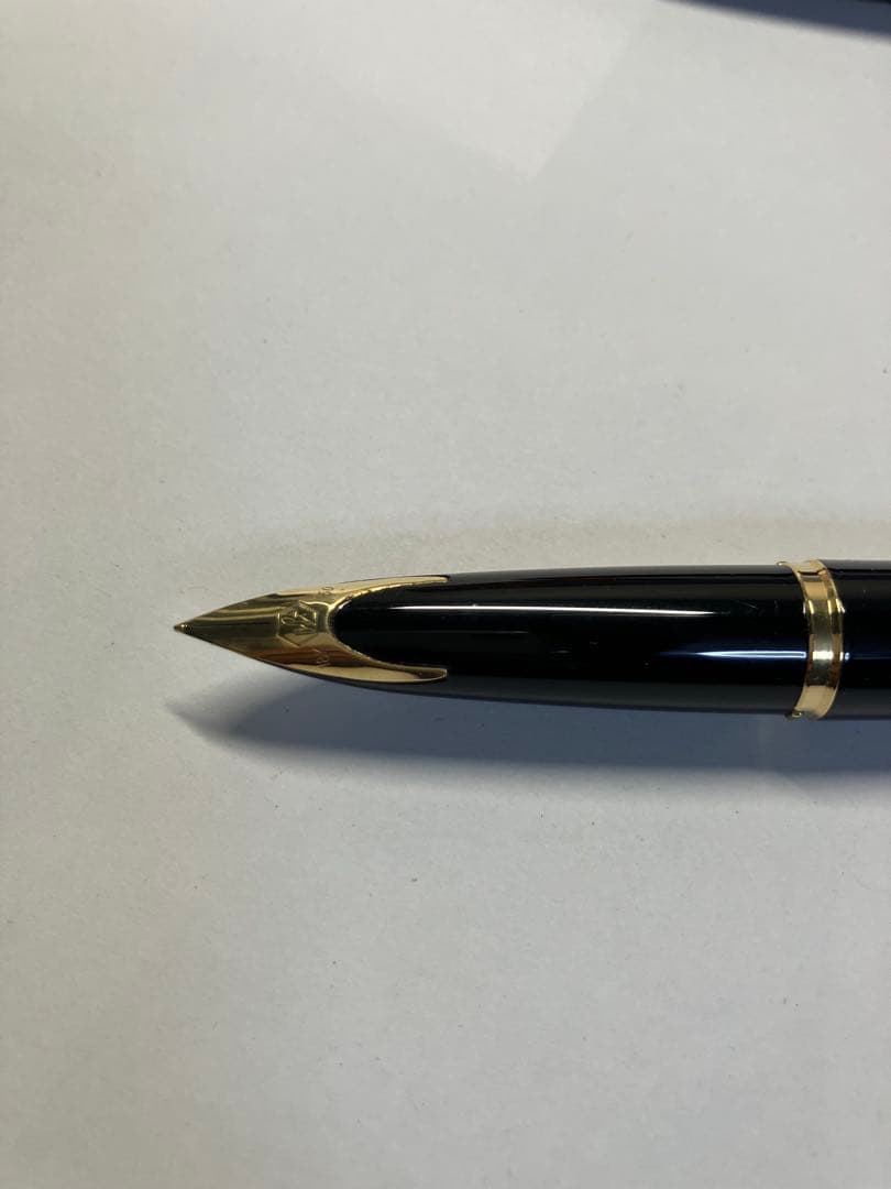 Waterman 万年筆 カレン ブラック・シーGT 細字 18金ペン先