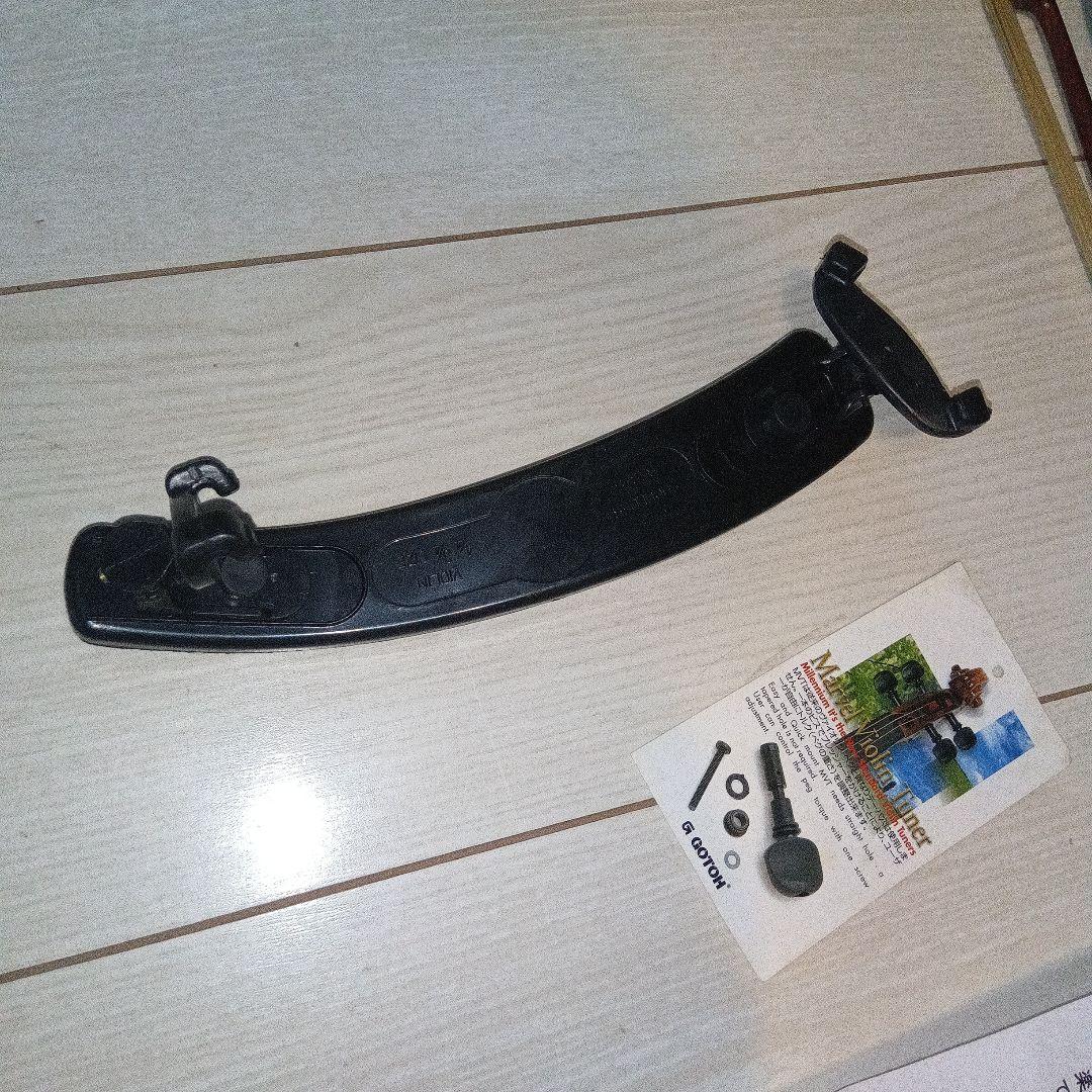 エレキバイオリン 本体 ケース付き　肩当て