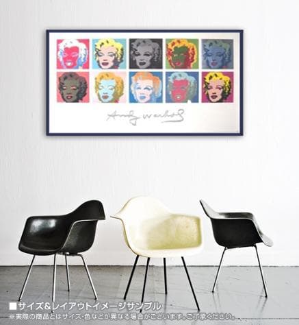 10 Marilyns on White/ウォーホル/ポスター