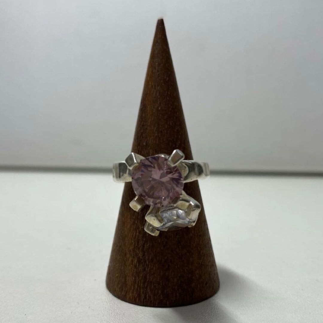 e.m. ジルコニア２粒リング e.m.LAB限定カラー 石替え 13号