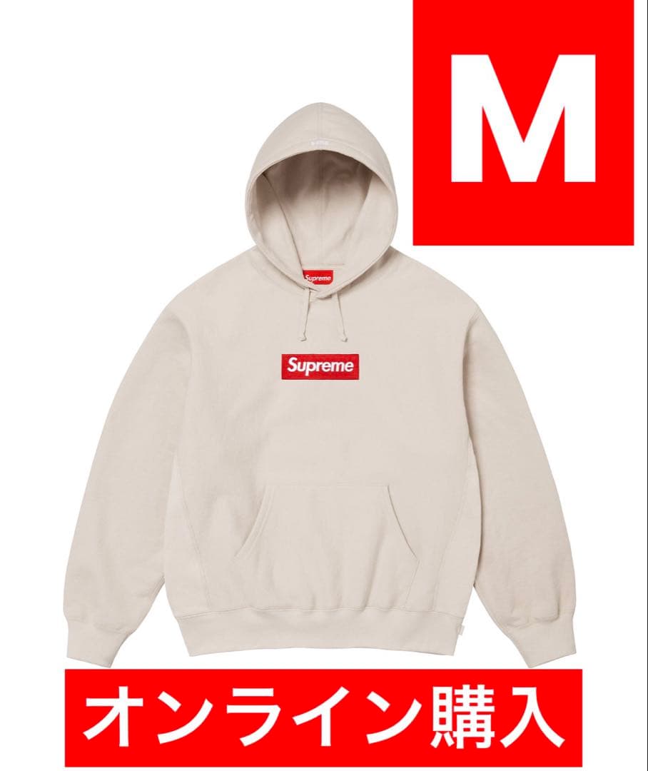 24fw supreme ボックスロゴパーカー シュプリーム オンライン購入 M