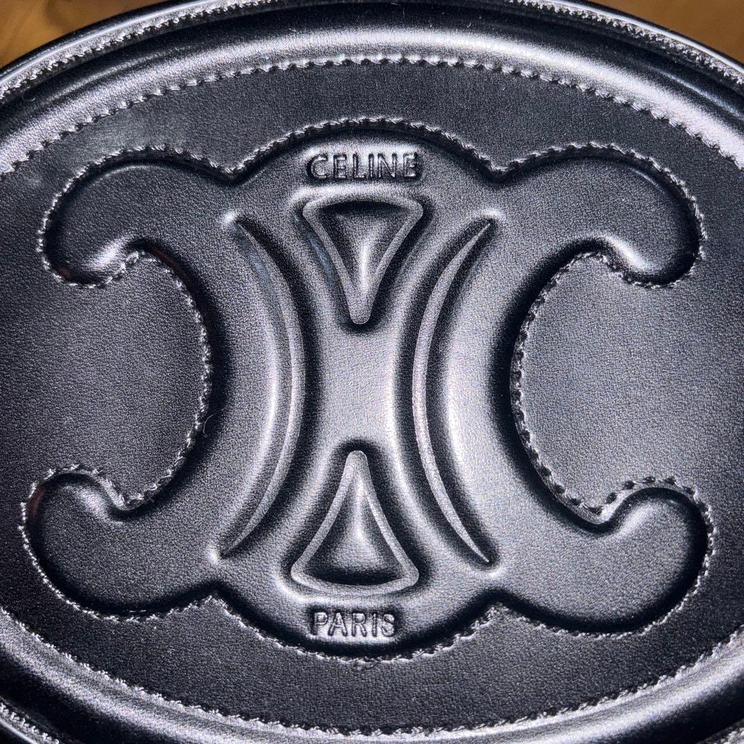 【美品】CELINE(セリーヌ）キュイル トリオンフ オーバルバック