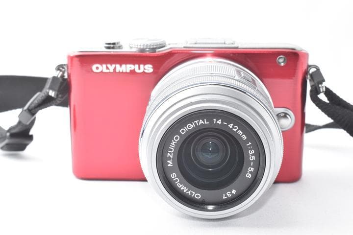 OLYMPUS PEN E-PL3 レッド レンズキット