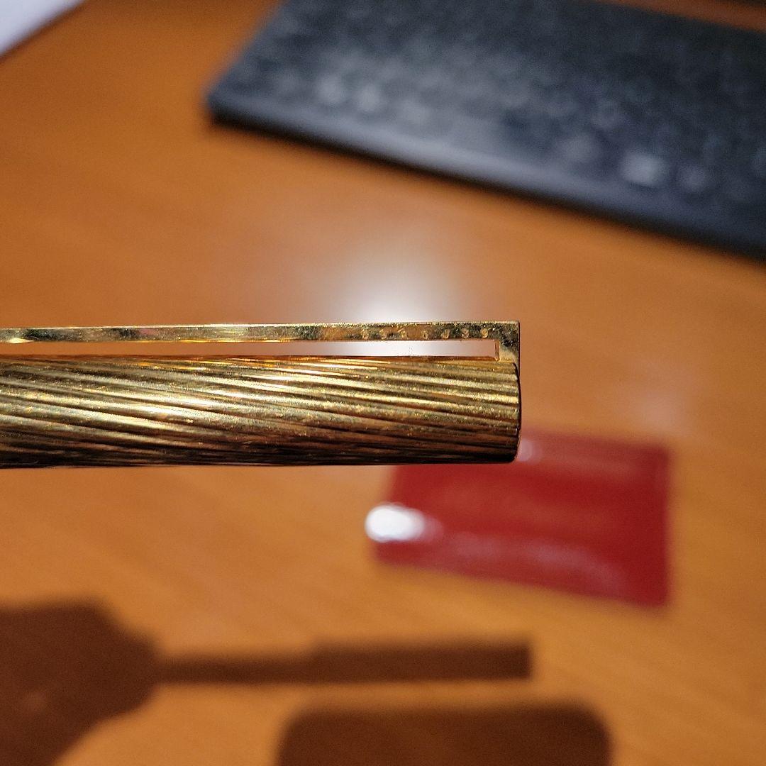 st dupont ボールペン　ゴールド　販売証明書付き