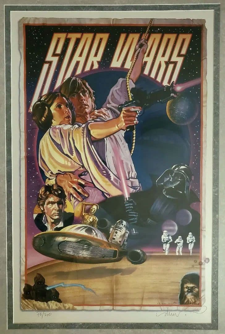 追悼【ドゥルー・ストゥルーザン】直筆サイン入『スター・ウォーズ１』限定200部