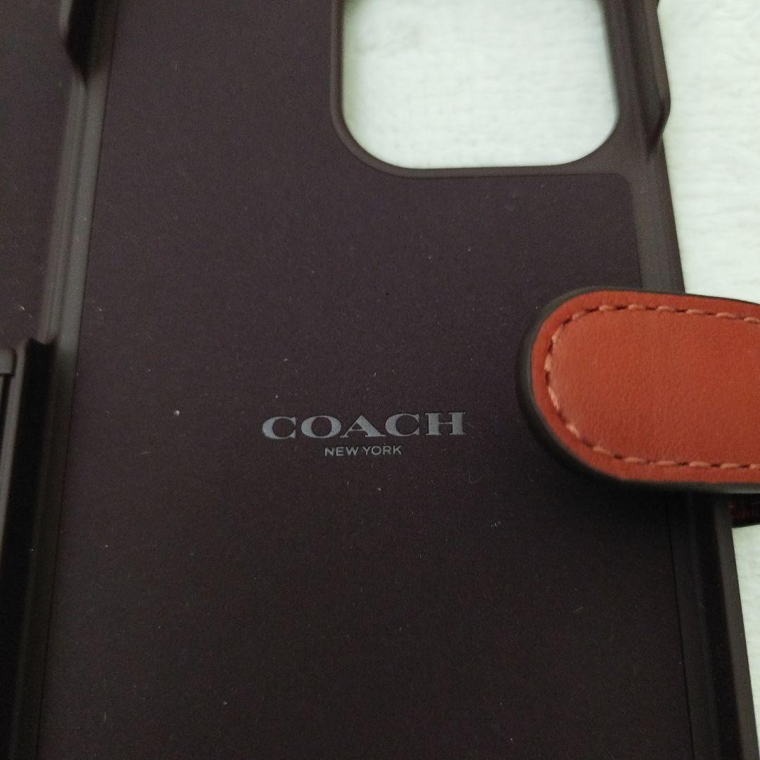 【美品】COACH　コーチ　iPhone 14 pro max　スマホケース