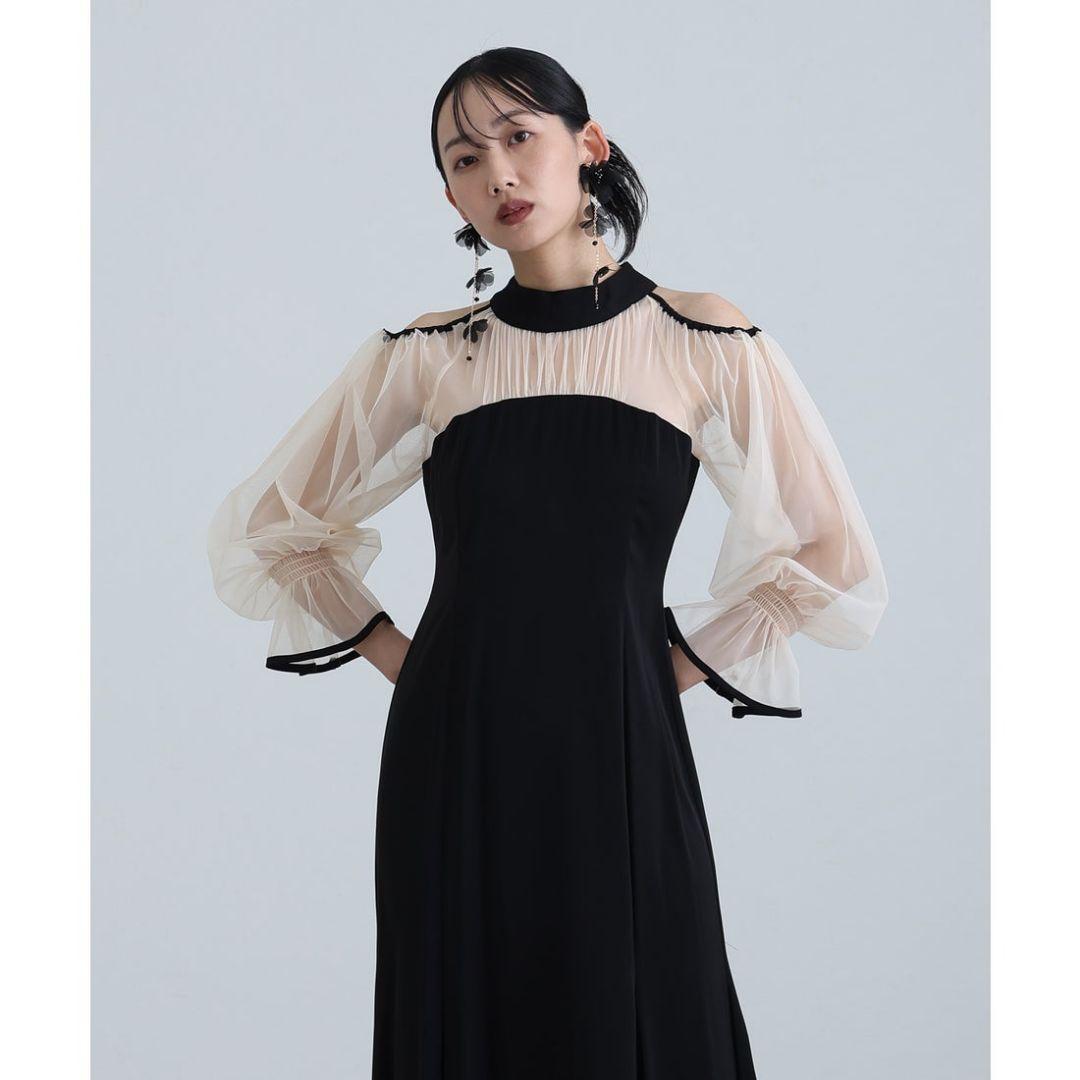 ✨完売品✨atlo by pour vous オケージョンドレス リボン 黒