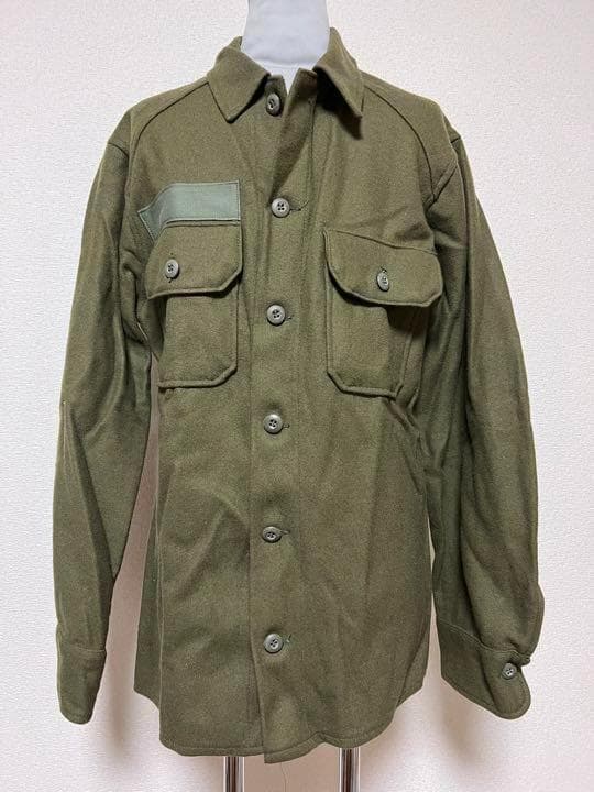 米軍 実物 ウールシャツ 後期 S