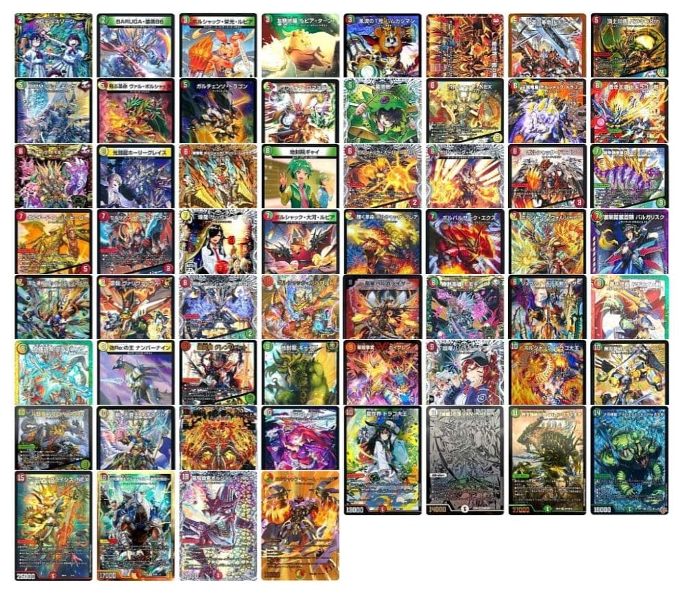 デュエパーティー構築済みデッキレベル3　リースドラゴン　60枚　2重スリーブ付き