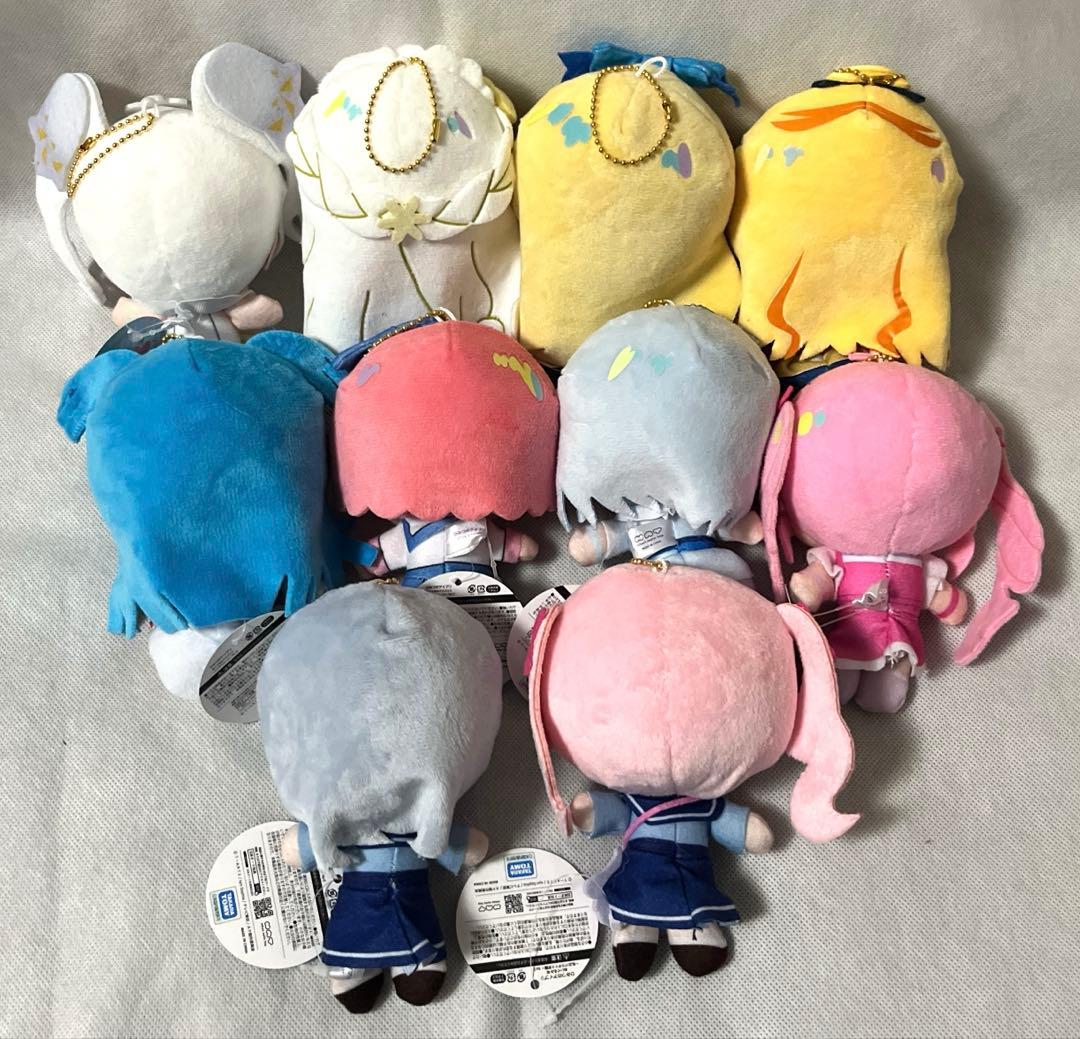 ひみつのアイプリ 私立パラダイス学園 ぬいぐるみ マスコット 10点セット ❺