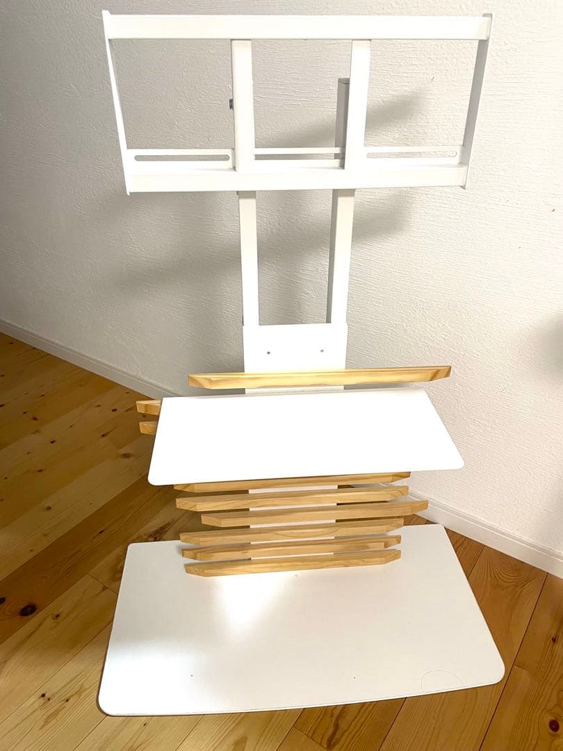 【クーラ】テレビスタンド　タンスのゲン　壁掛けテレビ　棚板付