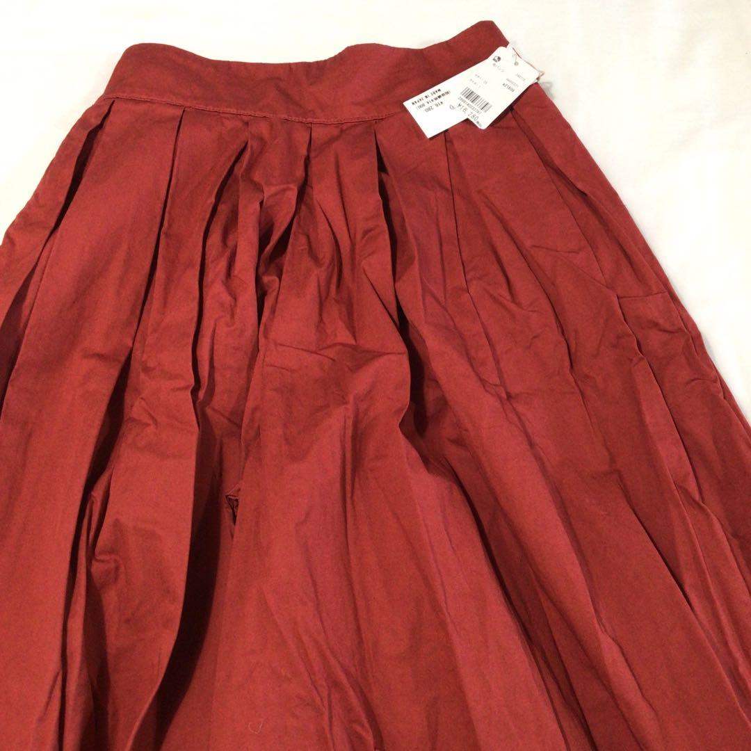 早い者勝ち新品未使用品　HARVESTY ガウチョパンツ M レッド