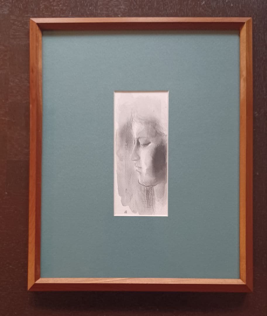 【希少・原画】辻まこと　原画　鉛筆と水彩