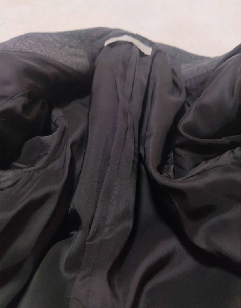 【美品】Theoryluxe ラムウールメルトン コート ロング グレー