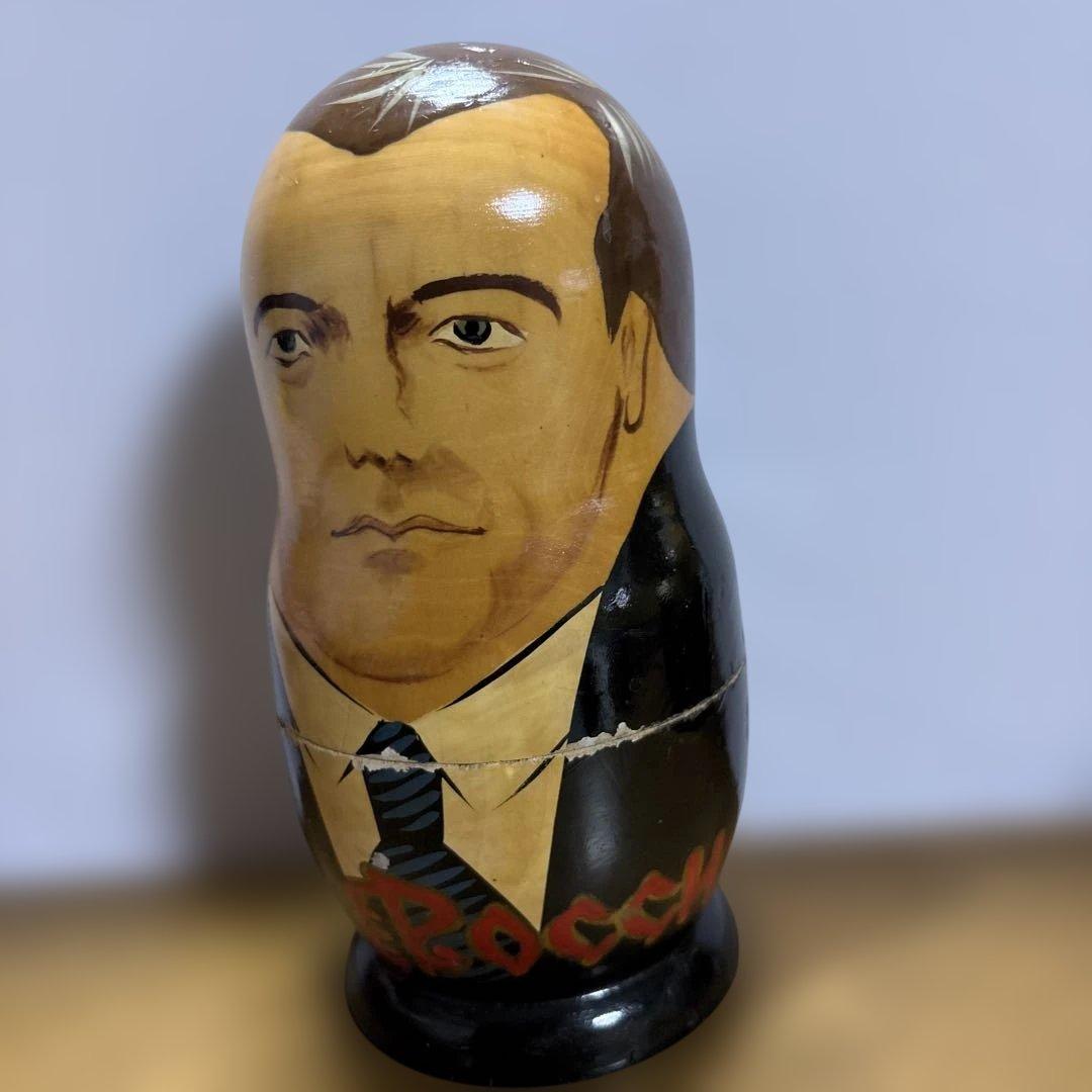 【ロシア土産】2008年購入 歴代大統領マトリョーシカ／レアデザイン